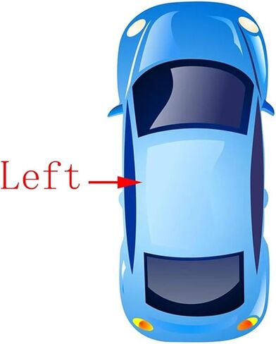 Car Roof Pressure Seal Sealing Strip Waterproof Tape Moulding with Clip(Left) in Saudi Arabia
