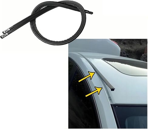 Car Roof Pressure Seal Sealing Strip Waterproof Tape Moulding with Clip(Left) in Saudi Arabia