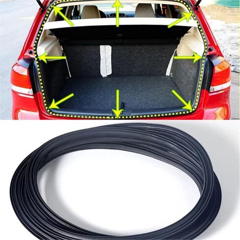 Car Rear Trunk Weatherstrip Frame Rubber Seal Sealing Strip in Saudi Arabia