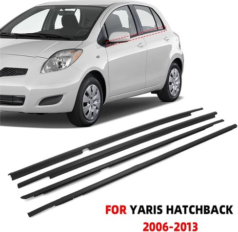 Window Rubber Outside Weatherstrip Glass Laminate Protector Strips Belt 1st Gen 68210-0D100 in Saudi Arabia