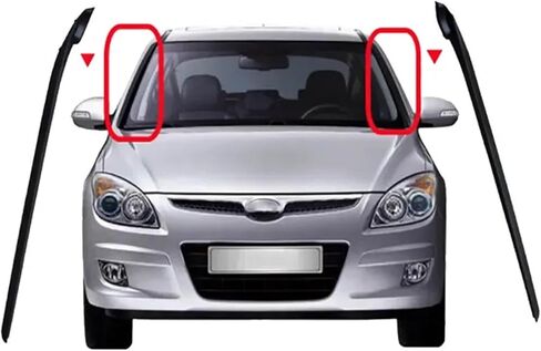 Car Left Or Right Front Windshield Windscreen Outer Pressure Rubber Sealing Strip(A Pair) in Saudi Arabia