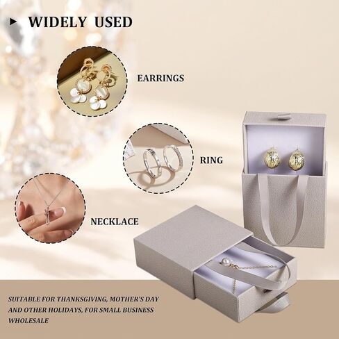 40 pcs paper boxes 9 x 9 x 3.5 cm, red luxury gift storage, jewelry gift storage box for earrings necklaces bracelets rings in Saudi Arabia