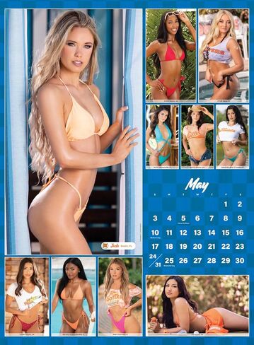 2026 Hooters Calendar - 15 Month Calendar in Saudi Arabia