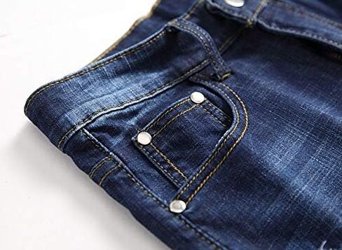 MLANM Men's Casual Denim Shorts Classic Fit Distressed Summer Fashion Ripped Jean Shorts in Saudi Arabia