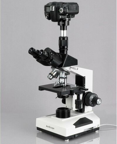 AmScope CA-CAN-SLR-III NEW Canon Camera Adapter for Microscopes - Microscope Accessory in Saudi Arabia