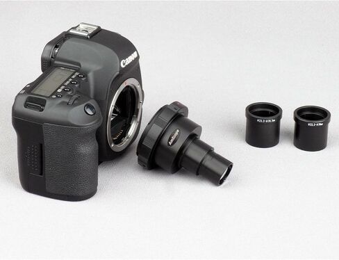 AmScope CA-CAN-SLR-III NEW Canon Camera Adapter for Microscopes - Microscope Accessory in Saudi Arabia