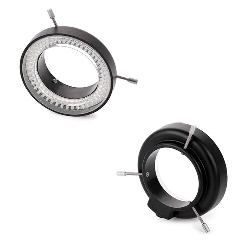 AmScope LED-144S 144 LED Adjustable Microscope Compact Ring Light + Adapter in Saudi Arabia