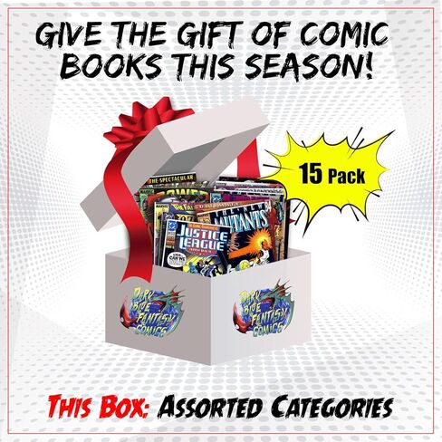 | Comic Book Collection | 15 Pack of Marvel & DC Comic Books | Great Mix of Titles & Characters | Perfect for Kids Teen and Adults in Saudi Arabia