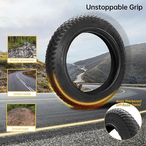 (57-103)12 1/2x2 1/4 مجموعة الإطارات والأنابيب، استبدال أنبوب الإطارات شديد التحمل لـ 12.5x2.25، لجهاز Razor Pocket Mod، Currie، Schwinn، GT، IZIP، eZip in Saudi Arabia