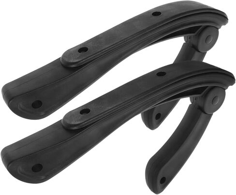 Veemoon Adjustable Office Chair Armrests Ergonomic Sturdy Plastic Armrest Replacement Universal Fit for Daily Use Wear-Resistant and Easy to Install in Saudi Arabia