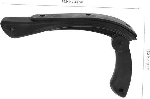 Veemoon Adjustable Office Chair Armrests Ergonomic Sturdy Plastic Armrest Replacement Universal Fit for Daily Use Wear-Resistant and Easy to Install in Saudi Arabia