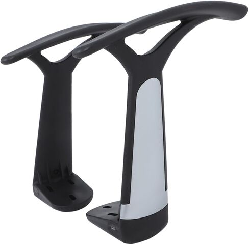 NUOBESTY 2pcs Ergonomic Armrest Replacement Parts Plastic Study Chair Armrests for Office Gaming Chairs Easy to Install Multi-Compatibility in Saudi Arabia