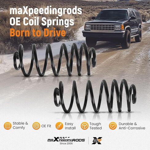 maXpeedingrods CC81365 Coil Spring for Chevy Malibu 2004-2012 Pontiac G6 2006-2010 Saturn Aura 2007-2009, 2Pcs Rear Suspension Coil Springs Set in Saudi Arabia