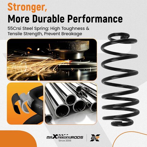 maXpeedingrods CC81365 Coil Spring for Chevy Malibu 2004-2012 Pontiac G6 2006-2010 Saturn Aura 2007-2009, 2Pcs Rear Suspension Coil Springs Set in Saudi Arabia