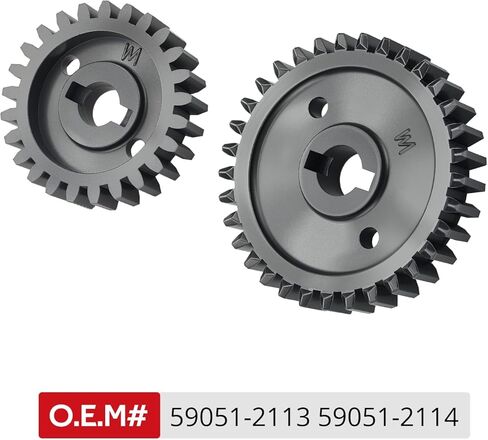 JAVIK 59051-2113 مجموعة تروس حفز لمضخة المياه والزيت لنماذج محرك Kawasaki FD440V FD501D FD501V FD590V FD611V FD620D FD661D لـ UTV Mule 2500/2510/2520/3000/3010/3020/4000/4010 KAF620 1993-2024 in Saudi Arabia