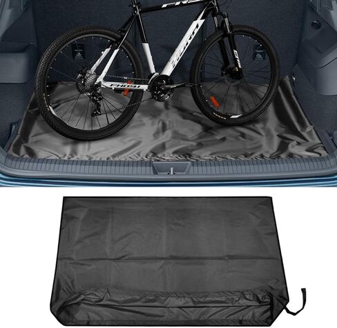 بطانة سجادة YoRise Cargo لسيارات الدفع الرباعي، سجادة حماية عالمية لصندوق السيارة مناسبة لجميع الأحوال الجوية، ملحقات غطاء الحمولة الخلفية للسيارة مقاومة للماء تناسب سيارات السيدان والمركبات الترفيهية والشاحنات (47.2 بوصة) in Kuwait