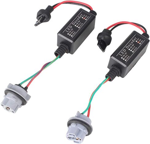 Cnamid5 Error Free LED Decoder Anti Hyper Headlight Resistor Decoder 7440, 7441, 990, 991, 992, 992A, T20, W215W, W3X16Q in Saudi Arabia