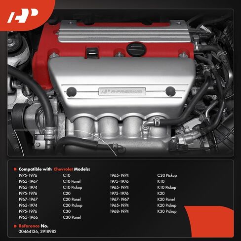 A-Premium Exhaust Manifold Compatible with Chevrolet C10/C20/C301975-1976, K10 1975-1976, K20 1975-1976, K20 Panel 1967, C10 C20 C30 K10 K20 K30 Pickup 1965-1974, C10 C20 C30 Panel in Saudi Arabia