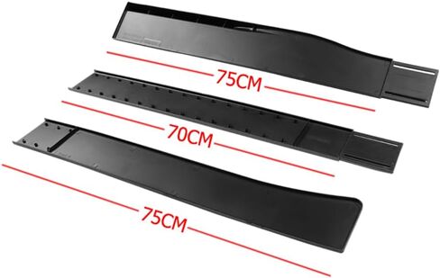 Q1-TECH, 9-Piece Front Bumper Lip Kit & Side Skirt Extensions Diffuser Set Compatible with Chevrolet Malibu 2013-2018, Front Bumper Lip Spoiler Air Chin Body Splitter ABS (Matt Black) in Saudi Arabia