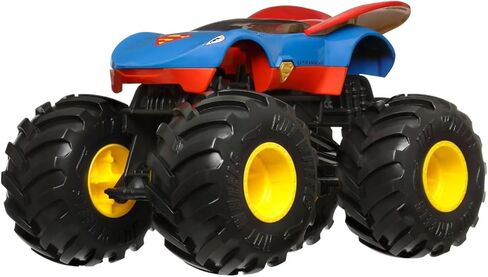 Hot Wheels Monster Trucks Superman Die-Cast Vehicle 1:24 JDR13 in Saudi Arabia