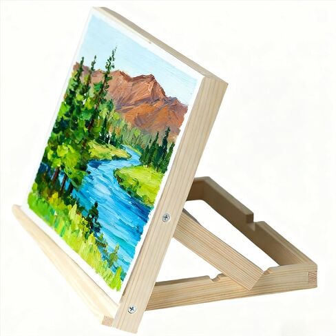 Tabletop Wooden Easel Stand, Adjustable Art Easel for Painting, Drawing, Sketching, Canvas, Books & Artwork Display in Saudi Arabia