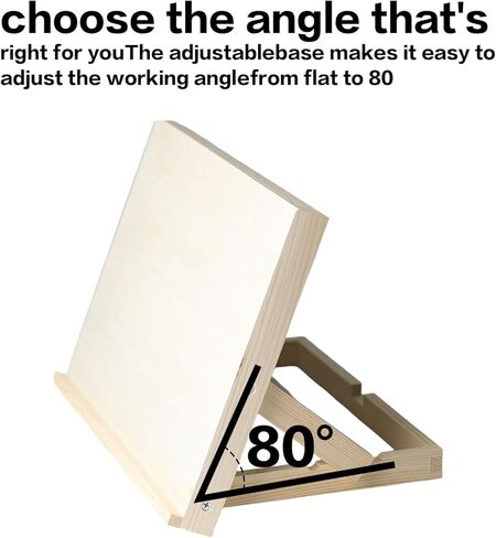 Tabletop Wooden Easel Stand, Adjustable Art Easel for Painting, Drawing, Sketching, Canvas, Books & Artwork Display in Saudi Arabia