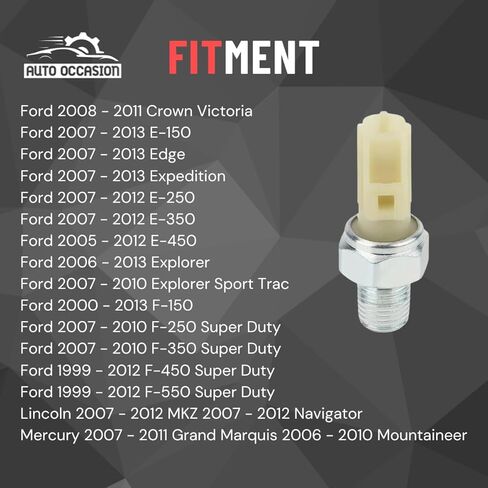 Engine Oil Pressure Sensor Compatible with Ford 2000-2017 F150/1998-2019 Explorer/2002-2011 Ranger/1999-2016 Mustang-Oil Pressure Switch 1U5T9278DA 1U5Z9278DA 6U5Z9278D 6U5Z-9278-D in Saudi Arabia