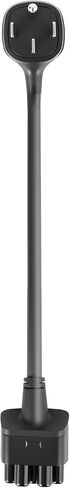 car&smo Tesla محول شاحن NEMA 5-15 Plug، 120V 12A AC موصل شحن متوافق مع Tesla Gen 2 & Gen 3 موصل الهاتف المحمول، IP55 مقاوم للماء ETL معتمد في الهواء الطلق محول الطاقة in Kuwait