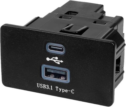 QM82 قطع غيار سيارة وحدة USB ميناء شحن سريع تكامل الوسائط المتعددة ل F-150 F-250 F-350 F-450 HC3Z-19A387-B in Saudi Arabia