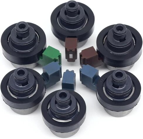 6 Pcs Transmission Solenoid Valve Kit 4EAT 31939-AA191 31939AA130 31939AA160 Compatible For Subaru Baja Forester Impreza Legacy Outback in Saudi Arabia