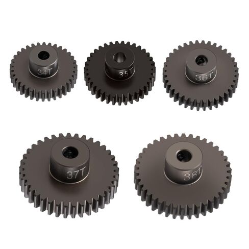 5pcs Motor Gears Aluminum 48P 3.175mm Pinion Gear Set for Arrma HPI Losi Axial Tra-xxas Tamiya RC Car Truck Buggy Upgrade(16T 17T 18T 19T 20T) in Saudi Arabia