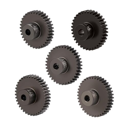 5pcs Motor Gears Aluminum 48P 3.175mm Pinion Gear Set for Arrma HPI Losi Axial Tra-xxas Tamiya RC Car Truck Buggy Upgrade(16T 17T 18T 19T 20T) in Saudi Arabia