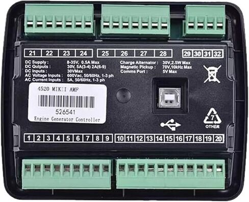 DSE4520 MKII Generator Controller Auto Mains Failure Control Module Genset Parts DSE 4520 MKII(DSE4520 Replacement) in Saudi Arabia