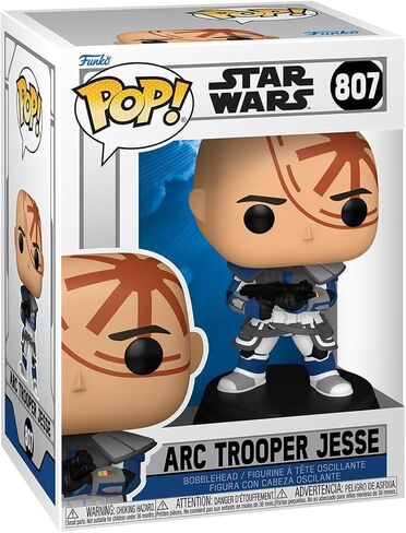 Funko Pop! Star Wars: Clone Wars - ARC Trooper Jesse - 1/6 Odds for Rare Chase Variant - Collectable Vinyl Figure - Gift Idea - Official Merchandise - Toys for Kids & Adults in Saudi Arabia
