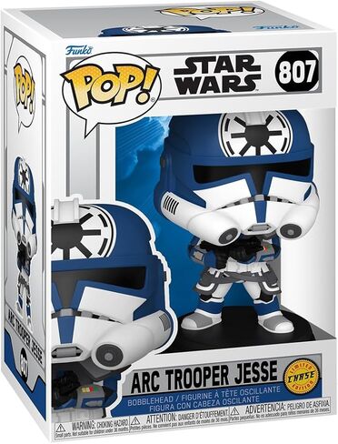 Funko Pop! Star Wars: Clone Wars - ARC Trooper Jesse - 1/6 Odds for Rare Chase Variant - Collectable Vinyl Figure - Gift Idea - Official Merchandise - Toys for Kids & Adults in Saudi Arabia