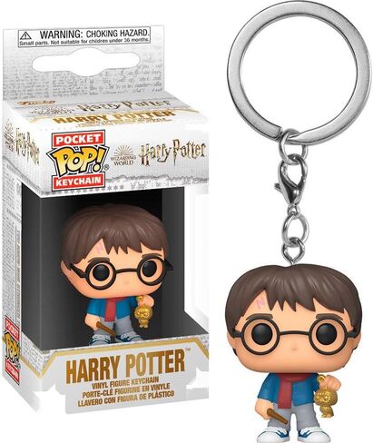 Funko Pop! Keychain: Harry Potter Holiday - Harry Potter, Multicolor (51204) in Saudi Arabia
