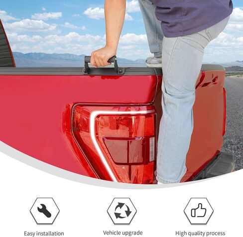 Linskip Heavy Duty Truck Bed Grab Handle Compatible with 2015-2025+ Ford F150, Tailgate Handle Assist Support, Exterior Accessories(LT) in Saudi Arabia