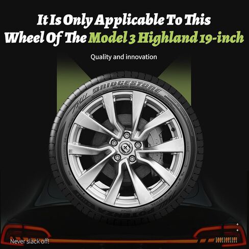 4 قطع غطاء العجلة 19 بوصة لطراز Tesla 3 Highland 2023 2024 2025 Hubcaps أغطية العجلات السوداء غير اللامعة أغطية محور العجلة الواقية لغطاء محور العجلة للطراز 3 ملحقات Highland ABS (نمط توربين، 19 بوصة) in Kuwait