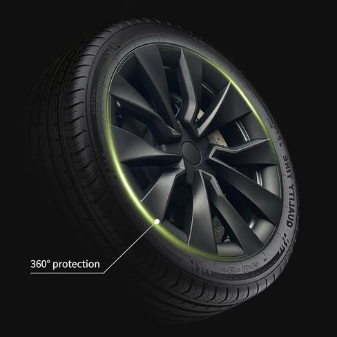 4Pcs Wheel Cover 19 inch for Tesla Model 3 Highland 2023 2024 2025 Hubcaps Matte Black Wheel Covers Rim Hubcap Protectors Wheel Hub Caps for Model 3 Highland ABS Accessories (Turbine Style, 19 Inch) in Kuwait