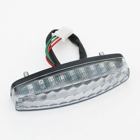 Rear Brake LED Tail Light for 50cc 70cc 90cc 110cc 125cc 150cc ATV Quad 4 Wheeler Go Kart Taotao Roketa JCL SunL Jonway, 12V 3 Wire in Saudi Arabia