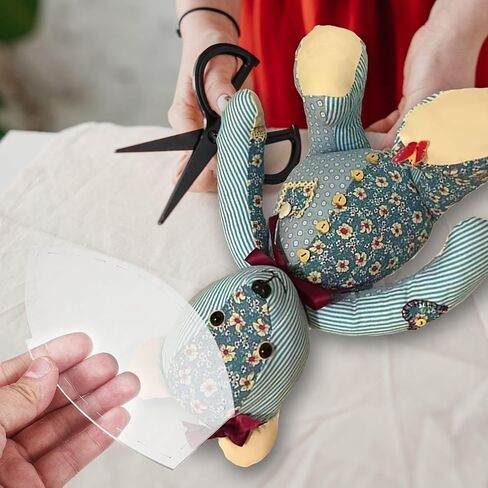 1Set Memory Bear Making Templates Sewing Pattern Rulers for Crafting DIY Accessory for Beginners Quilting Template for Memory Bear Projects in Saudi Arabia