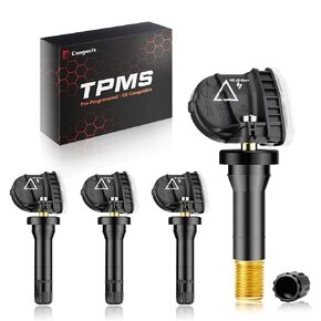 مستشعر TPMS مبرمج مسبقًا بتردد 433 ميجا هرتز متوافق مع جي إم سي أكاديا (2016-2022) | جي إم سي سييرا1500/2500HD/3500HD(2019-2020) | بويك إنكليف (2018-2022) (4 قطع) in Kuwait