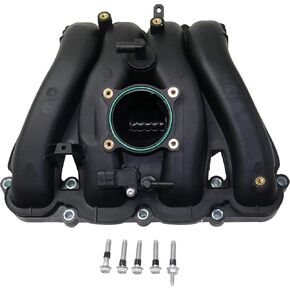 Part Synergy Replacement for 2010-2015 Chevrolet Equinox LS 4 Cyl 2.4L Intake Manifold - Black Plastic Includes Seals Sensor Gasket and Bolts in Saudi Arabia
