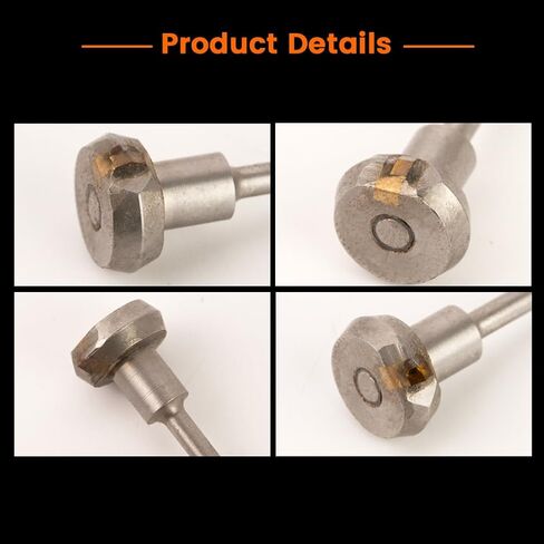 Glomora Diamond Cutting Tool with Sturdy Flywheel Shank for Jewelry Making, Precision Cutting & Engraving Accessory, 130-Degree Single Crystal Knife (Available in 120°, 125°, 130°, 135°, 150° Angles) in Saudi Arabia