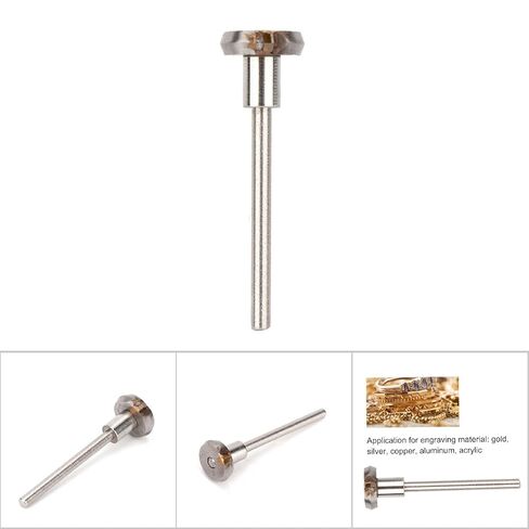 Glomora Diamond Cutting Tool with Sturdy Flywheel Shank for Jewelry Making, Precision Cutting & Engraving Accessory, 130-Degree Single Crystal Knife (Available in 120°, 125°, 130°, 135°, 150° Angles) in Saudi Arabia