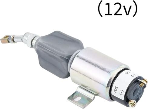 12V Diesel Generator Set Engine Stop Solenoid Valve Excavator Fire Extinguisher Flameout Fuel Switch Replacement Accessories in Saudi Arabia