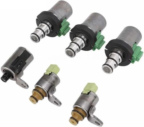 6PCS Transmission Shift Solenoid valves KIT 4F27E 48420K-R Compatible For Ford Focus Compatible For Mazda 2 3 5 6 CX-7 48420KR D46950 D48421A in Saudi Arabia