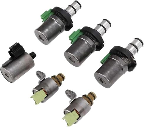 6PCS Transmission Shift Solenoid valves KIT 4F27E 48420K-R Compatible For Ford Focus Compatible For Mazda 2 3 5 6 CX-7 48420KR D46950 D48421A in Saudi Arabia