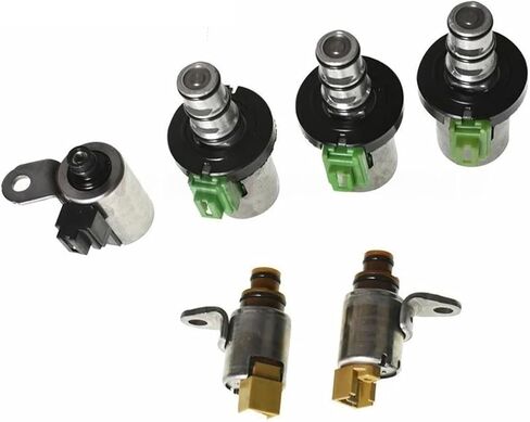 6PCS Transmission Shift Solenoid valves KIT 4F27E 48420K-R Compatible For Ford Focus Compatible For Mazda 2 3 5 6 CX-7 48420KR D46950 D48421A in Saudi Arabia