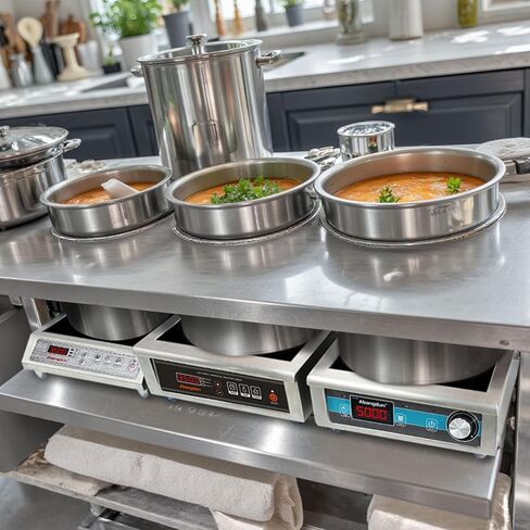 2200 واط/110 فولت الموقد التعريفي التجاري كونترتوب الشعلات التعريفي لوح تسخين للطبخ Abangdun in Kuwait